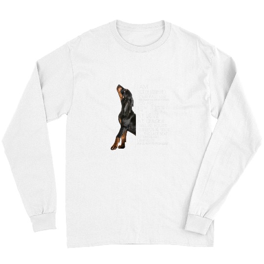 Coonhound Pet I Am Your Friend Your Partner Your Black and Tan Long Sleeves