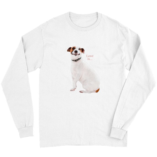 Jack Russell Pet Mom Dad Women Men Kids Love Dog 638 Long Sleeves