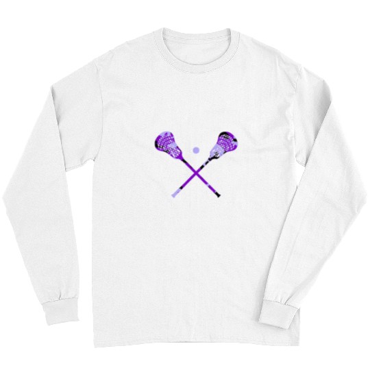 Sport Lacrosse Gift Purple Camo Lacrosse Purple Camouflage Lacrosse Sticks Long Sleeves