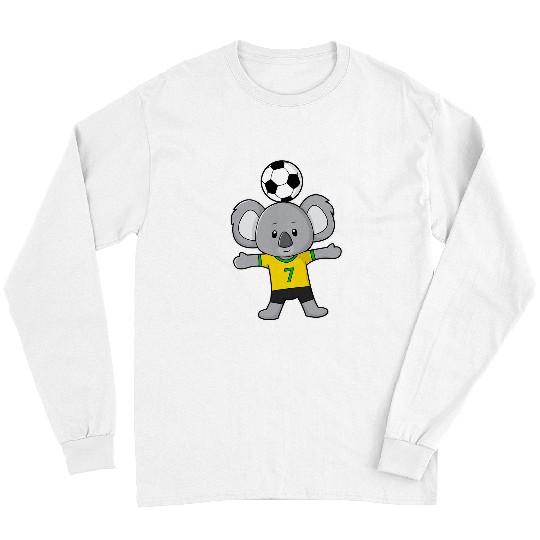 Sport Soccer Koala Soccer Player Sports Long Sleeves