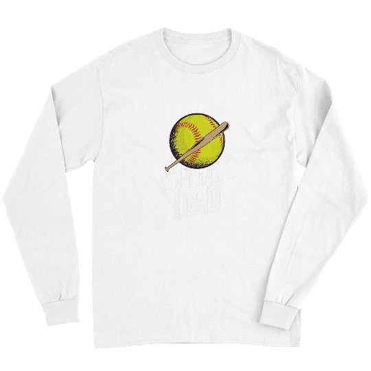 Sport Softball Mens Softball Dad Softball Player Softball 1 Long Sleeves