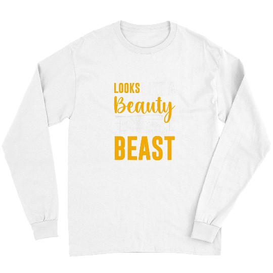 Sport Softball Looks Like A Beauty Plays Like A Beast Long Sleeves