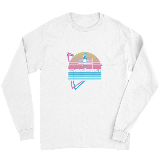 Sport Volleyball Player Avocado Retro Holy Blockamole Long Sleeves
