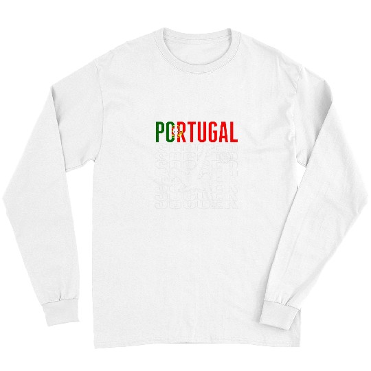Sport Soccer Portugal Soccer Fans Jersey Proud Portuguese Football Lovers 3 Long Sleeves