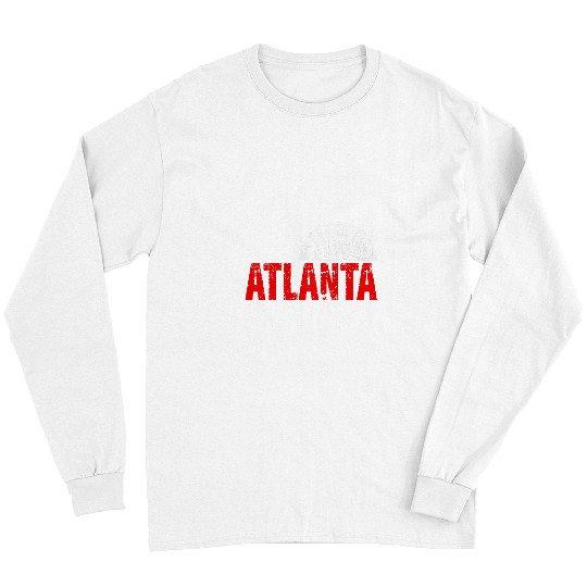Sport Baseball vintages Atlanta Funny Baseball Lover Player and Fans Long Sleeves