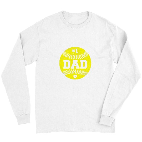 Sport Softball Mens 1 Softball Dad Long Sleeves