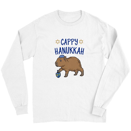 capybaras Mammal Hanukkah  Chanukah Hannukah capybaras Hanukkah Long Sleeves