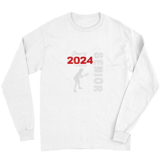 Sport Tennis Matching Tennis Team Senior Class of 2024 Graduation 2024 Long Sleeves