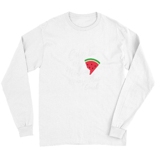 Sport Muay Thai One In A Melon Dedicated Muay Thai Coachs Funny Watermelon Long Sleeves