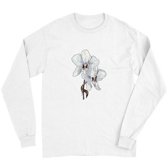 Florist Orchids Flower Lover Botanist Long Sleeves