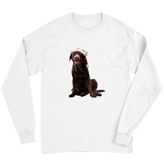 Labrador Pet Chocolate Lab Dog Christmas Cute Long Sleeves