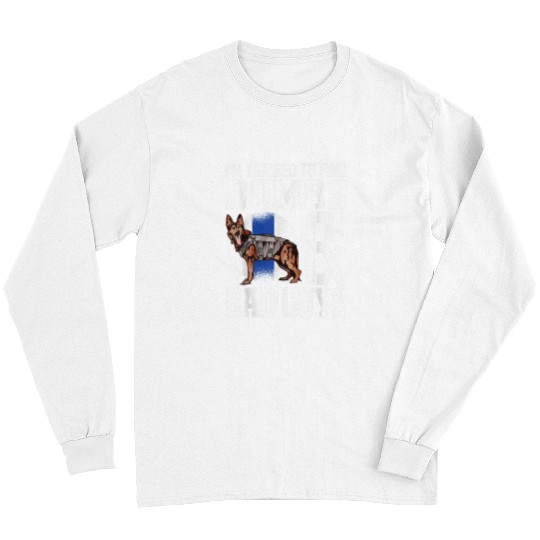 German Shepherd Pet K9 German Shepherd Police Dog Law Enforcement K9 Handler 7 Long Sleeves