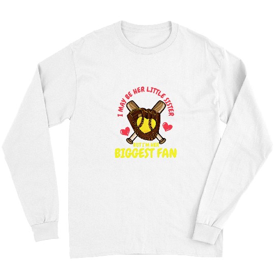 Sport Softball Little Sister Long Sleeves