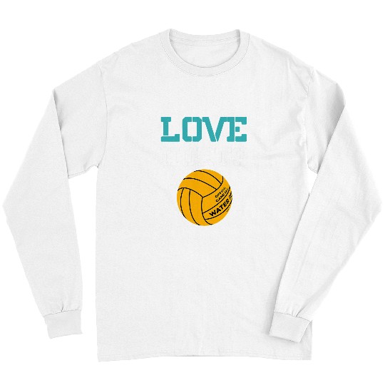 Sport Waterpolo Love Hurts Funny Ball Sport Long Sleeves
