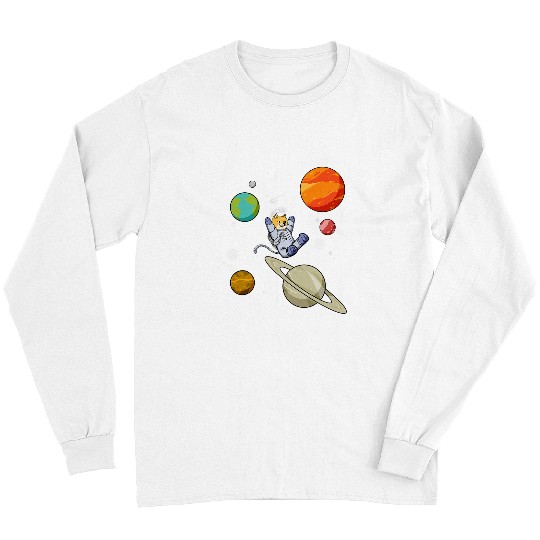 Astronaut Planet Solar System Boys Girls Funny Space Suit 19 Long Sleeves