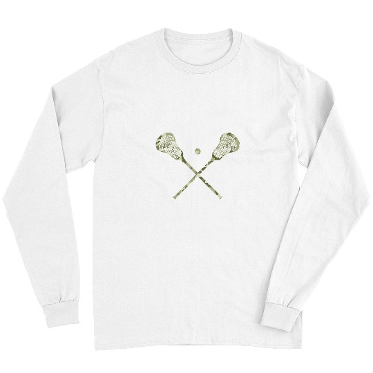 Sport Lacrosse Gift Light Green Camo Lacrosse Light Green Camouflage Lacrosse Long Sleeves