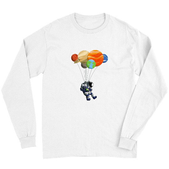 Astronaut Planet Solar System Boys Girls Funny Space Suit 6 Long Sleeves