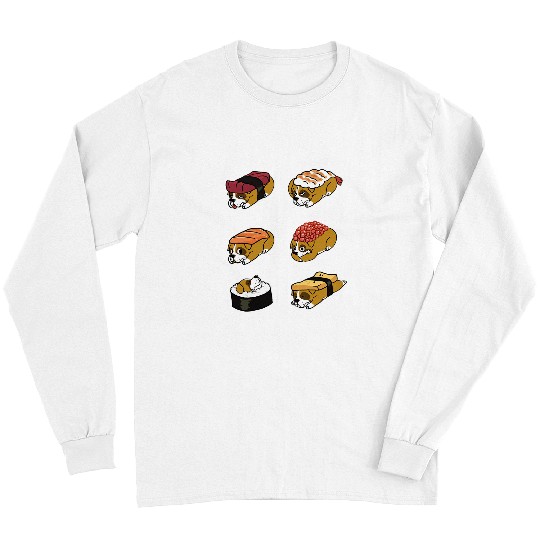 Boxer Pet Sushi Deutscher Boxer Long Sleeves