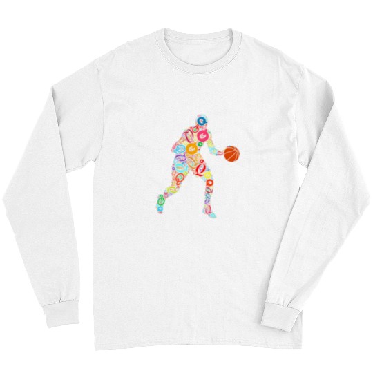 Sport Basketball Player Name Initial Monogram Custom Letter Q Long Sleeves