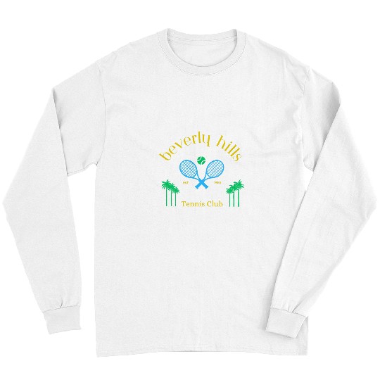 Sport Tennis Beverly Hills Preppy Tennis Club Long Sleeves