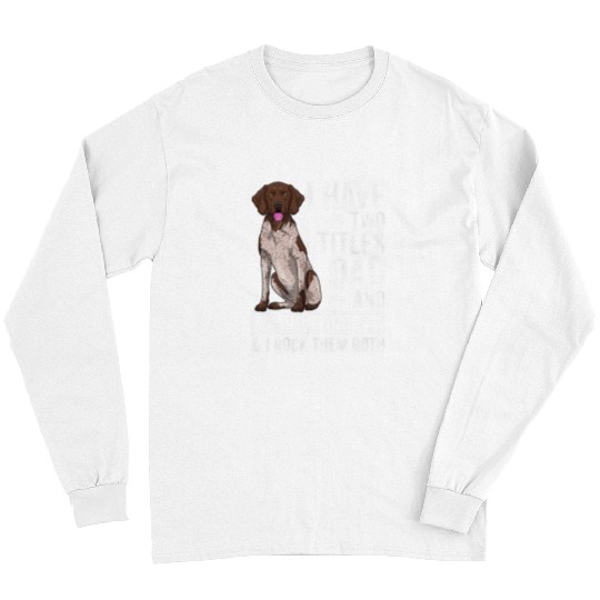 German Shorthaired Pet Apparel GSP Dog Lovers 2 8 Long Sleeves