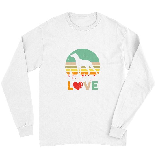 German Shorthaired Pet Retro Cute German Shorthaired Pointer Mom Gift Pointer Lover Long Sleeves