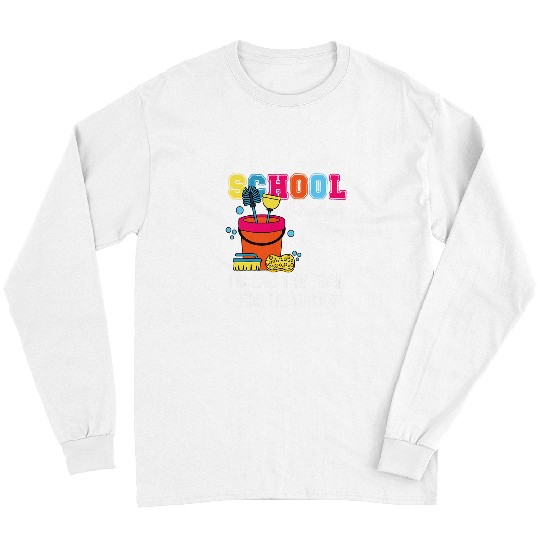 School Custodian I Clear The Trail For Learning Janitor Long Sleeves