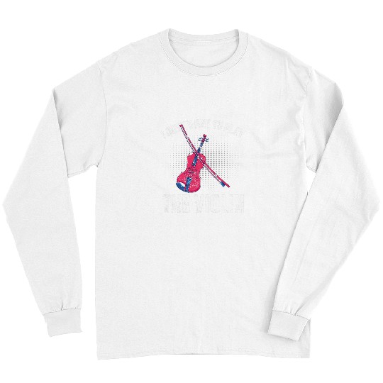Funny Violin Player Funny Violinist Musical Instrument Violin Long Sleeves