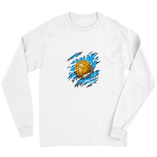 Sport Waterpolo Ripped Water Polo Ball Funny Ball Sport Long Sleeves
