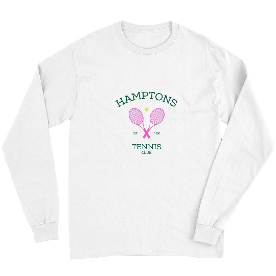 Sport Tennis Hamptons New York Preppy Tennis Club Long Sleeves
