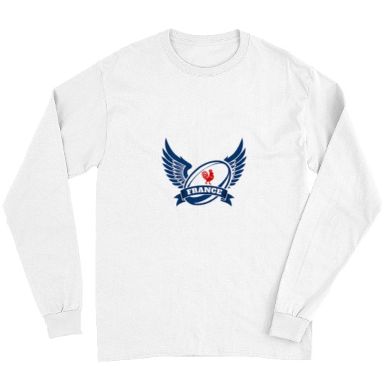 Sport Rugby French Rugby Ball With Wings France Rugby Long Sleeves