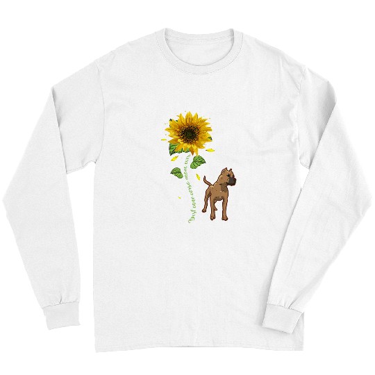 Cane Corso Pet bests Cane Corso Mom Ever Sunflower Long Sleeves