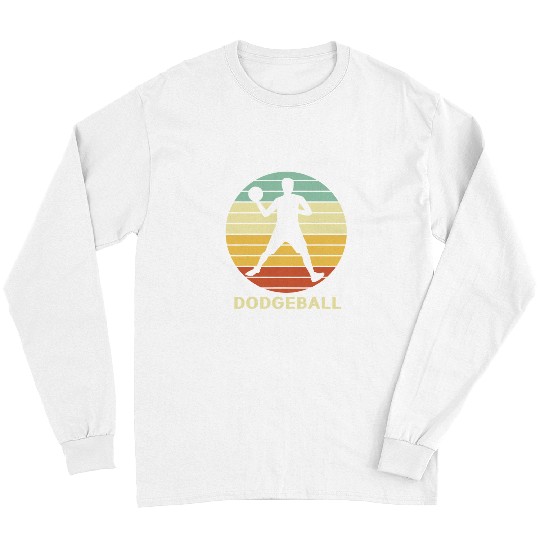 Sport Dodgeball Retro Dodgeball Kids Long Sleeves