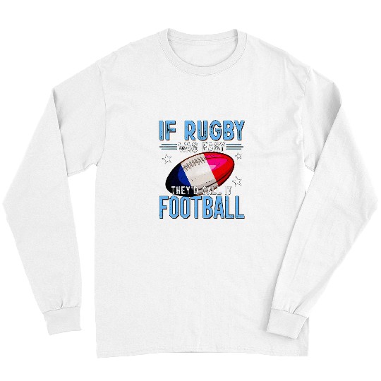 Sport Rugby Funny France Rugby Sports Player Lover French Fan 1 Long Sleeves