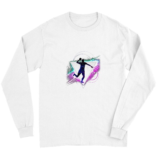 Sport Dodgeball Aesthetic Galaxy Dodgeball Long Sleeves