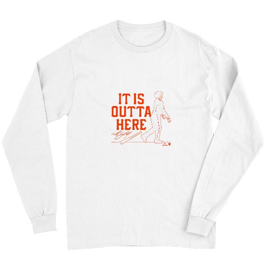 Sport Baseball Mike Yastrzemski It Is Outta Here San Francisco Long Sleeves