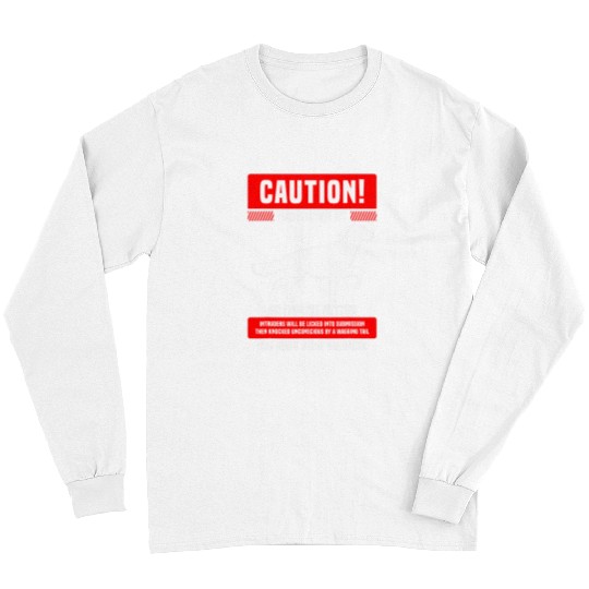 English Setter Pet Funny English Setter Warning Protected By Long Sleeves