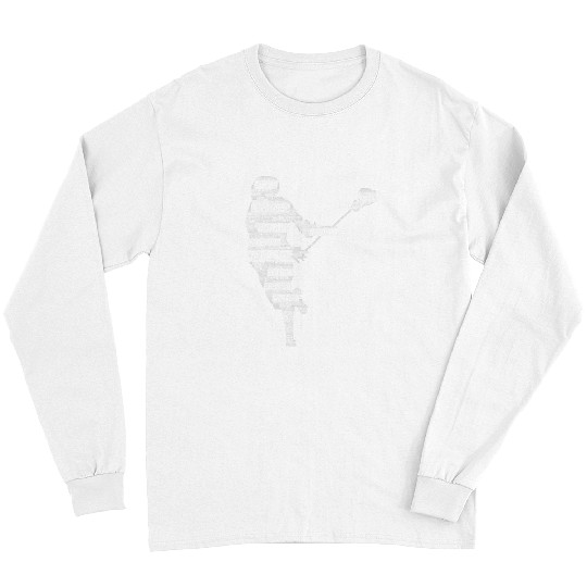 Sport Lacrosse Gift Youth Kids Men Boys 3 Long Sleeves