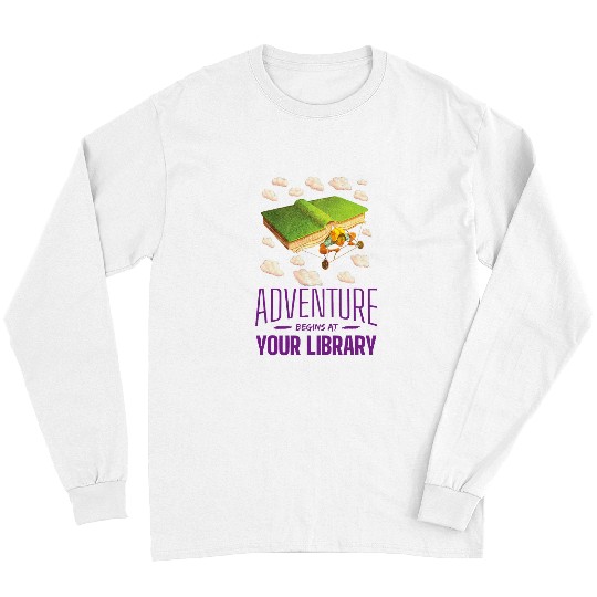 Discover Summer Reading Program 2024 Adventure Begins at Your Library 24 Long Sleeves