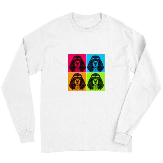 Boykin Spaniel Pet Pop Art Design Illustration Colorful Long Sleeves