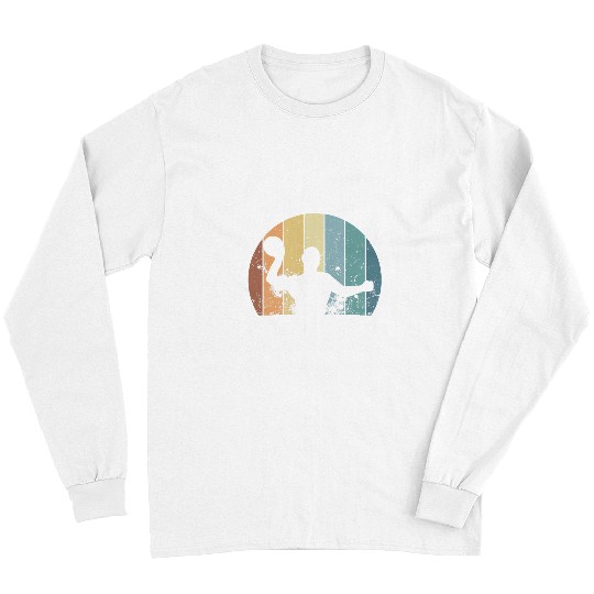 Discover Sport Waterpolo Vintage Retro Style Hobby Long Sleeves