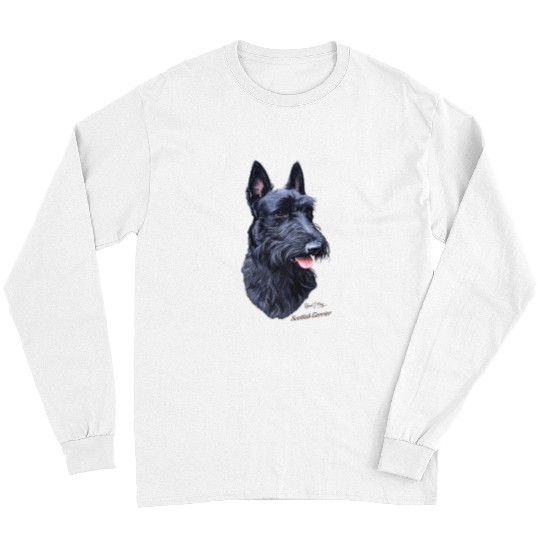 Scottish Terrier Pet I Love My Scottish Terrier Cute Dog Adopt Dont Shop Long Sleeves