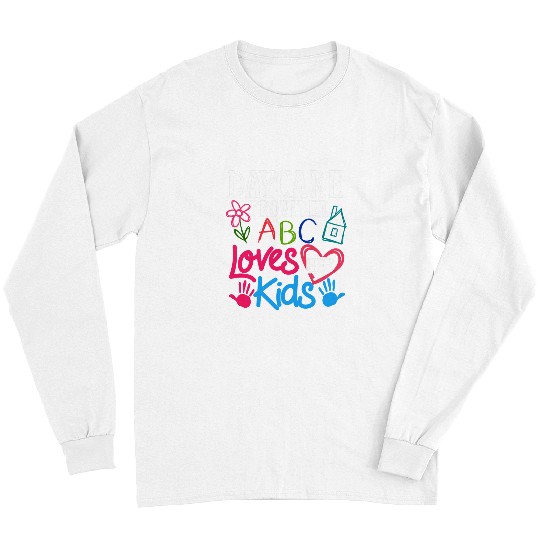 Womens Daycare Provider Thank You Childcare Babysitter 3 Long Sleeves