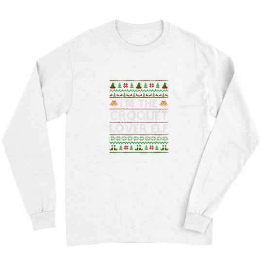 Sport Croquet Family Matching Ugly Im The Croquet Lover Elf Christmas Long Sleeves