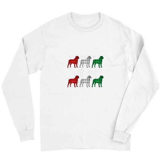 English Mastiff Pet Merry Christmas Argyle Long Sleeves