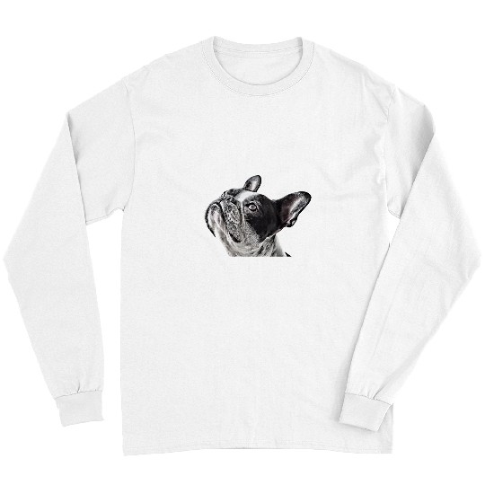 French Bulldog Pet Frenchie Dog Dog Portrait Graphic Novel French Bulldog French Bulldog Long Sleeves