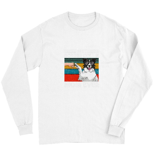 Border Collie Pet bests Border Collie Mom Ever Dog Mom Fist Bump Long Sleeves