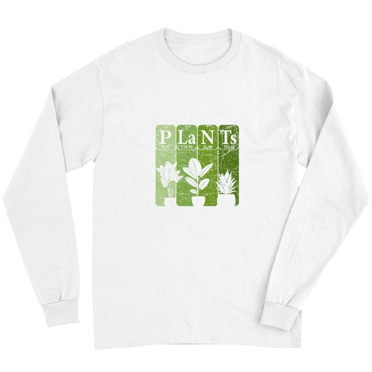Plants Periodic Table Elements Plant Lover Botany 1 Long Sleeves