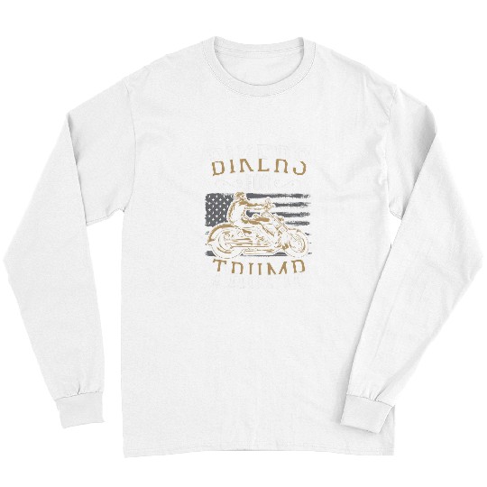 Bikers For Pro Trump 2Violate Motorcycle Rider Long Sleeves