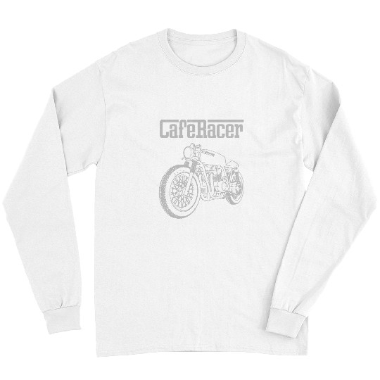 Cafe Racer Biker Men Women Adult Teens Boys Girls Kids Youth 227 Long Sleeves